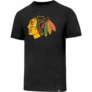 47 NHL CHICAGO BLACKHAWKS CLUB TEE Pánské triko, Černá,Mix, velikost