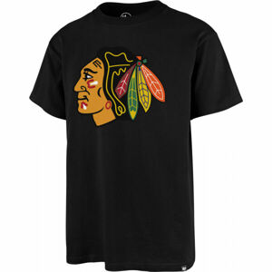 47 NHL CHICAGO BLACKHAWKS IMPRINT ECHO TEE Klubové tričko, černá, veľkosť M