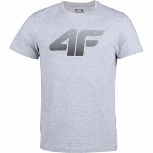 4F MEN´S T-SHIRT Pánské triko, šedá, veľkosť M