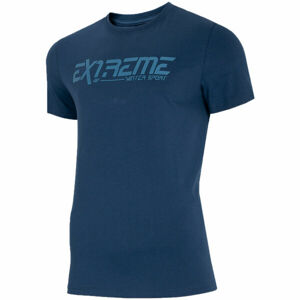 4F MEN´S T-SHIRTS Modrá XXL - Pánské tričko