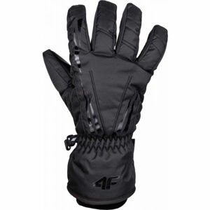 4F SKI GLOVES Lyžařské rukavice, černá, velikost L