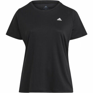 adidas SL INC T Dámské tričko v plus size, Černá,Bílá, velikost 2x