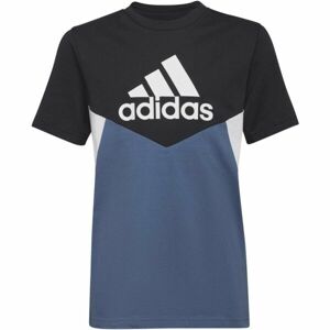 adidas CB T ESS Chlapecké tričko, modrá, velikost 128