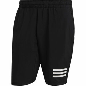 adidas CLUB 3-STRIPE TENNIS SHORTS Pánské tenisové šortky, černá, velikost S