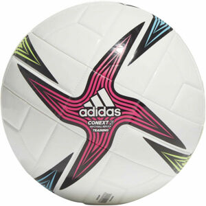 adidas CONEXT 21 TRN Fotbalový míč, bílá, velikost 4