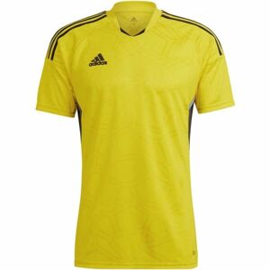 adidas CON22 MD JSY Pánský fotbalový dres, žlutá, velikost M