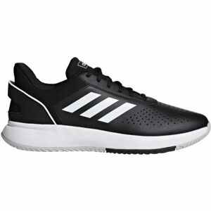 adidas COURTSMASH Pánská tenisová obuv, černá, veľkosť 45 1/3
