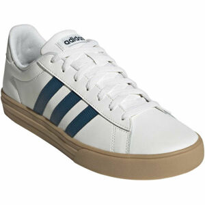 adidas DAILY 2.0 Pánské vycházkové boty, Bílá,Tmavě modrá,Hnědá, velikost 8