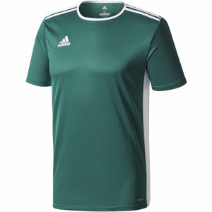 adidas ENTRADA 18 JERSEY Pánský fotbalový dres, tmavě zelená, veľkosť XL