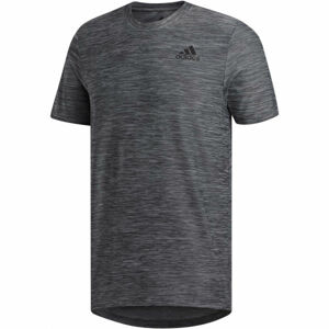 adidas ALL SET TRAINING TEE 2.0 Pánské sportovní triko, Tmavě šedá,Černá, velikost