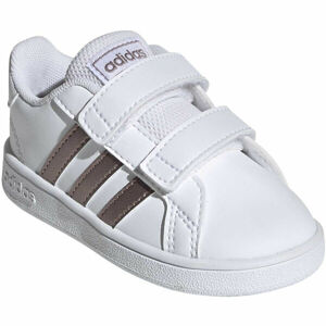 adidas GRAND COURT I Dětské volnočasové boty, bílá, velikost 24
