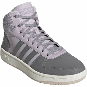 adidas HOOPS 2.0 MID Dámská volnočasová obuv, šedá, veľkosť 38 2/3