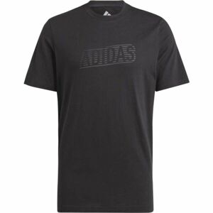 adidas BL PUFF TEE Pánské tričko, černá, velikost S