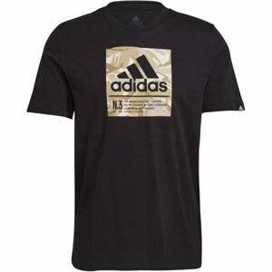 adidas CMO TEE Pánské tričko, černá, velikost L