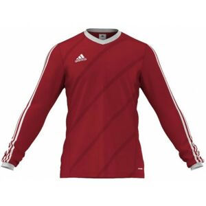 adidas TABELA14 JSY LS červená M - Pánský fotbalový dres - adidas