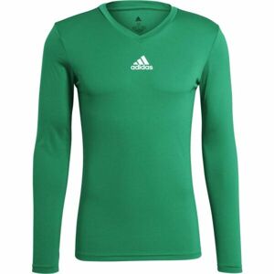 adidas TEAM BASE TEE Pánské fotbalové triko, zelená, velikost 2XL