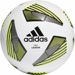 adidas TIRO LEAGUE Fotbalový míč, bílá, veľkosť 5