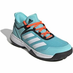 adidas UBERSONIC 4 K Dětská tenisová obuv, modrá, velikost 37 1/3