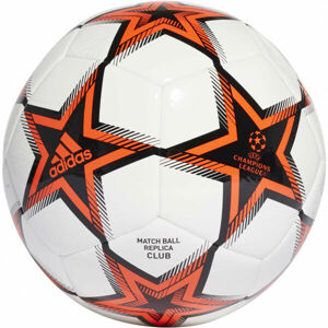 adidas UCL PYROSTORM CLUB Fotbalový míč, bílá, velikost 4