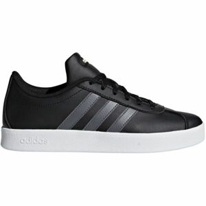 adidas VL COURT 2.0 K Dětské volnočasové boty, černá, velikost 33