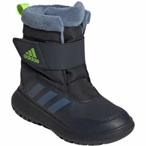 adidas WINTERPLAY C Dětské zimní boty, tmavě modrá, veľkosť 35