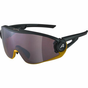 Alpina Sports 5W1NG Q+CM Sluneční brýle, Černá, velikost OS