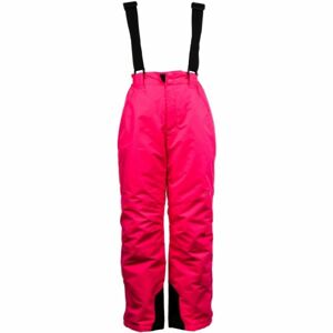 ALPINE PRO FUDO 2 růžová 128-134 - Dětské lyžařské kalhoty