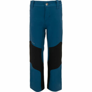 ALPINE PRO GOPALO Chlapecké softshellové kalhoty, modrá, velikost 116-122