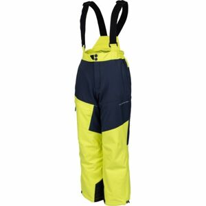 ALPINE PRO HERDO Chlapecké lyžařské kalhoty, žlutá, velikost 140-146