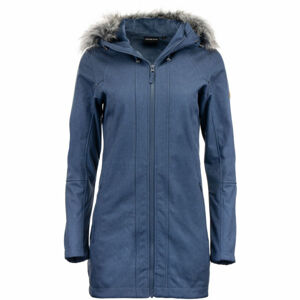 ALPINE PRO DUMUZA Dámský softshellový kabát, modrá, velikost M