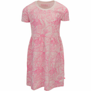 ALPINE PRO MANISHO Dívčí šaty, růžová, velikost 116/122