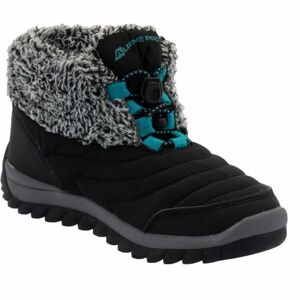 ALPINE PRO SOUNDO Dětské zimní boty, černá, velikost 30