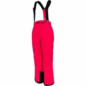 ALPINE PRO VANNO Dívčí lyžařské kalhoty, růžová, velikost