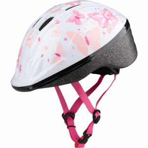 Arcore WAPI Dívčí cyklistická přilba, Bílá,Lososová,Růžová, velikost (52 - 54)