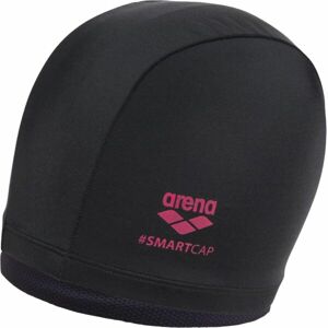 Arena SMART CAP SWIMMING Plavecká čepice pro dlouhé vlasy, černá, veľkosť UNI