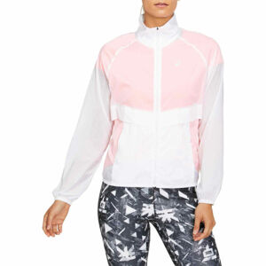 Asics FUTURE TOKYO JACKET Dámská běžecká bunda, Bílá,Růžová, velikost XL