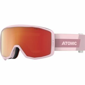 Atomic COUNT JR CYLINDRICAL Juniorské lyžařské brýle, růžová, veľkosť UNI