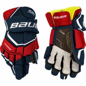 Bauer SUPREME S29 GLOVE JR Hokejové rukavice, tmavě modrá, velikost 10