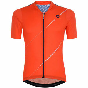 Briko FRESH GRANPH 4S0 Pánský cyklistický dres, oranžová, velikost L