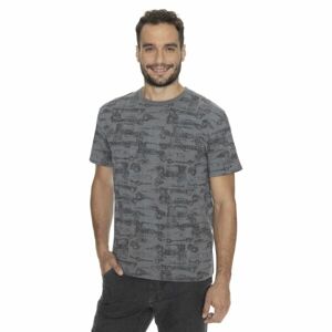 BUSHMAN COOBER Pánské triko, tmavě šedá, veľkosť 4xl