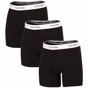 Calvin Klein MODERN CTN STRETCH-BOXER BRIEF 3PK Pánské boxerky, černá, velikost XXL