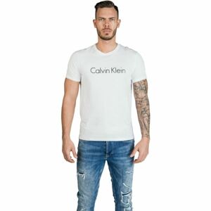 Calvin Klein S/S CREW NECK bílá XL - Pánské tričko