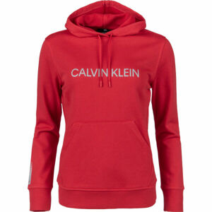 Calvin Klein HOODIE Dámská mikina, červená, velikost XS
