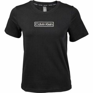 Calvin Klein REIMAGINED HER S/S CREW NECK Dámské tričko, černá, velikost XS