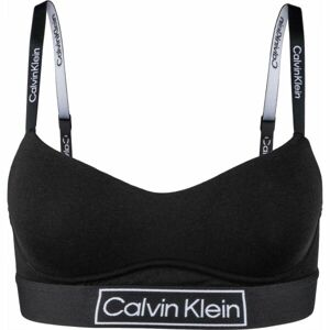 Calvin Klein REIMAGINED HERITAGE-LGHT LINED BRALETTE Dámská podprsenka, černá, veľkosť M
