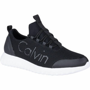 Calvin Klein RUNNER SNEAKER LACEUP MESH Pánská volnočasová obuv, černá, velikost 43