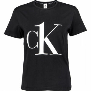 Calvin Klein S/S CREW NECK Černá XS - Dámské tričko
