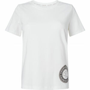 Calvin Klein S/S CREW NECK Pánské tričko, Bílá,Černá, velikost XL