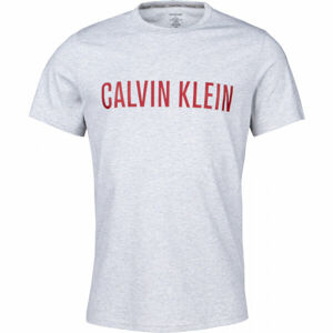 Calvin Klein S/S CREW NECK Šedá XL - Pánské tričko