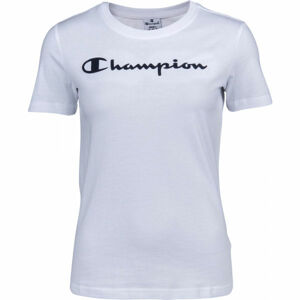 Champion CREWNECK T-SHIRT Dámské tričko, Bílá,Černá, velikost